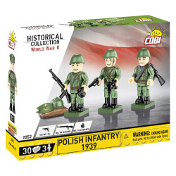 3 figurky s doplňky Polská pěchota 1939, 30 k