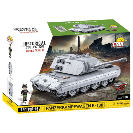 II WW Panzerkampfwagen E-100, 1:28, 1511 k, 1 f
