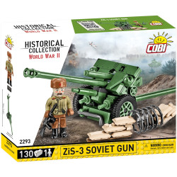 II WW ZiS 3 Soviet gun, 1:35, 130 k, 1 f
