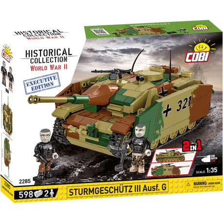 II WW Sturmgeschutz III Ausf G, 1:35, 598 k, 2 f EXECUTIVE EDITION