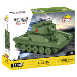 II WW Tank T-34/85, 1:72, 110 k