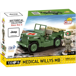 II WW Willys MB & M2 dělo D-DAY, 1:35, 132 k, 1 f