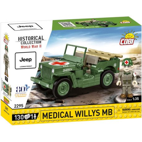 II WW Willys MB & M2 dělo D-DAY, 1:35, 132 k, 1 f