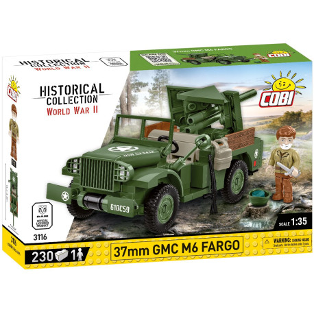 II WW 37 mm GMC M6 Fargo, 1:35, 230 k, 1 f