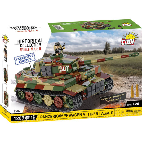 II WW PzKpfw VI Tiger I Ausf. E, 1:28, 1207 k, 1 f, EXECUTIVE EDITION