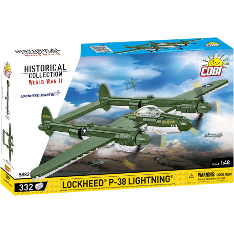 II WW Lockheed P-38 Lightning, 1:48, 332 k