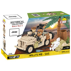 II WW Willys MB D-DAY, 1:35, 180 k, 3 f