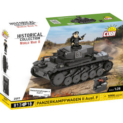 II WW Panzerkampfwagen II Ausf. F, 1:28, 813 k, 1 f