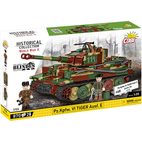 II WW PzKpfw VI Tiger Ausf E, 2v1, 1:35, 870 k, 2 f