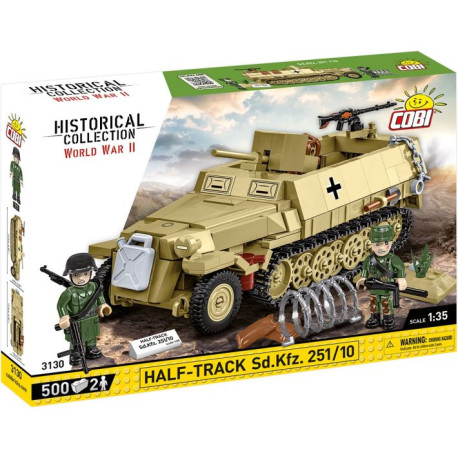 II WW Half-Track Sd. Kfz. 251/10, 1:35, 500 k, 2 f