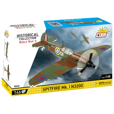 II WW Spitfire Mk. I N3200, 1:48, 146 k