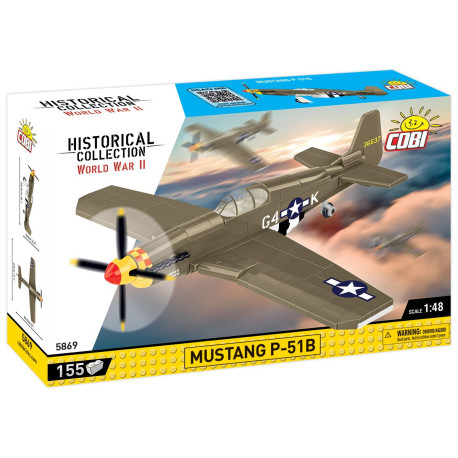 II WW Mustang P-51B, 1:48, 155 k