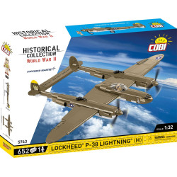 II WW Lockheed P-38 Lightning (H), 1:32, 652 k, 1 f