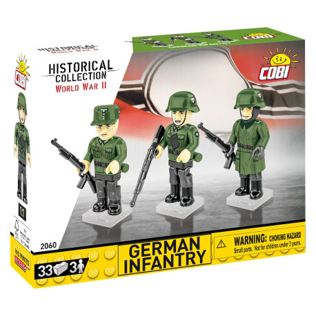 3 figurky s doplňky Wehrmacht, 33 k