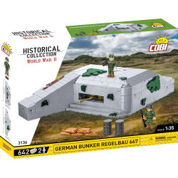 II WW Německý bunkr Regelbau 667, 1:35, 642 k, 2 f