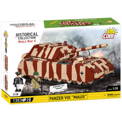 II WW Panzer VIII MAUS, 1:35, 1353 k, 2 f