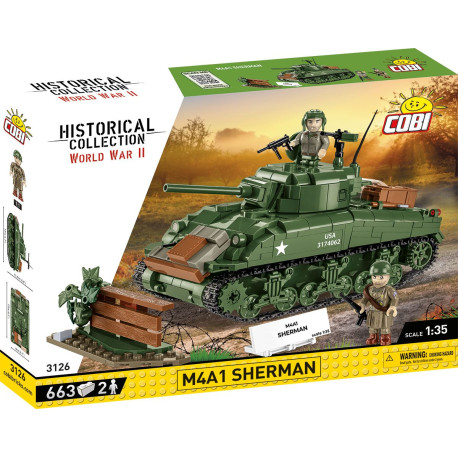 II WW M4A1 Sherman, 1:35, 663 k, 2 f